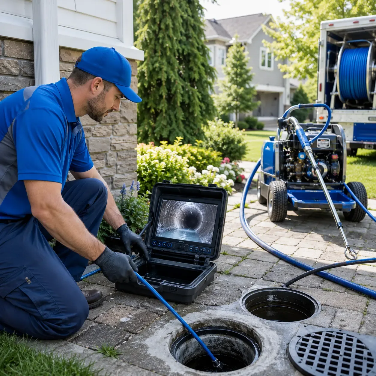 Outdoor drain cleaning professionals serving Swisher, IA